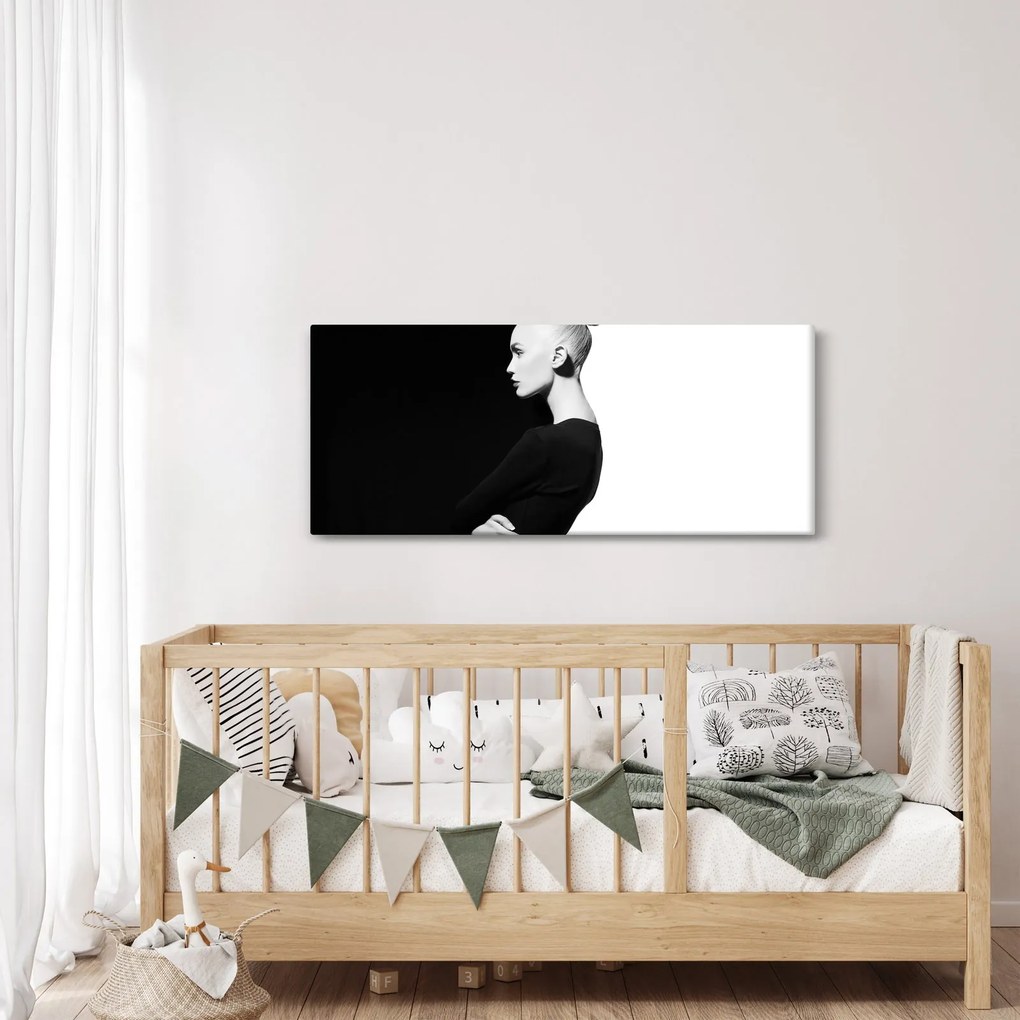 Obrázok - Žena á la jin a jang (120x50 cm)