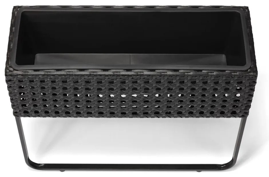 Čierny záhradný kvetináč Bonami Essentials Magnolia