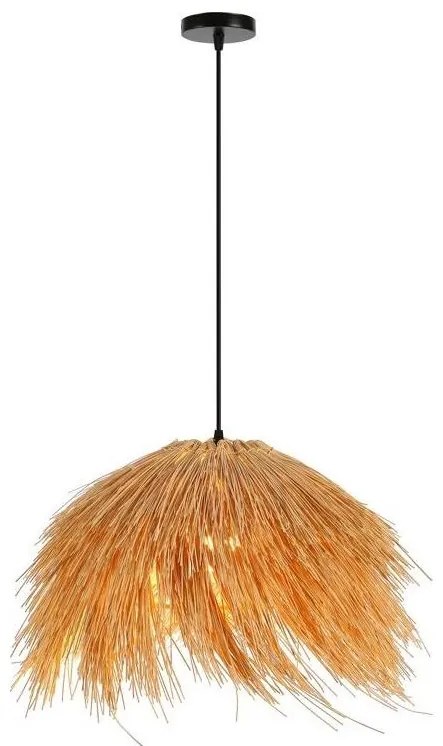 Immax 08272L - Luster na lanku NATURALEZA 1xE27/40W/230V pr. 55 cm ratan IM1362