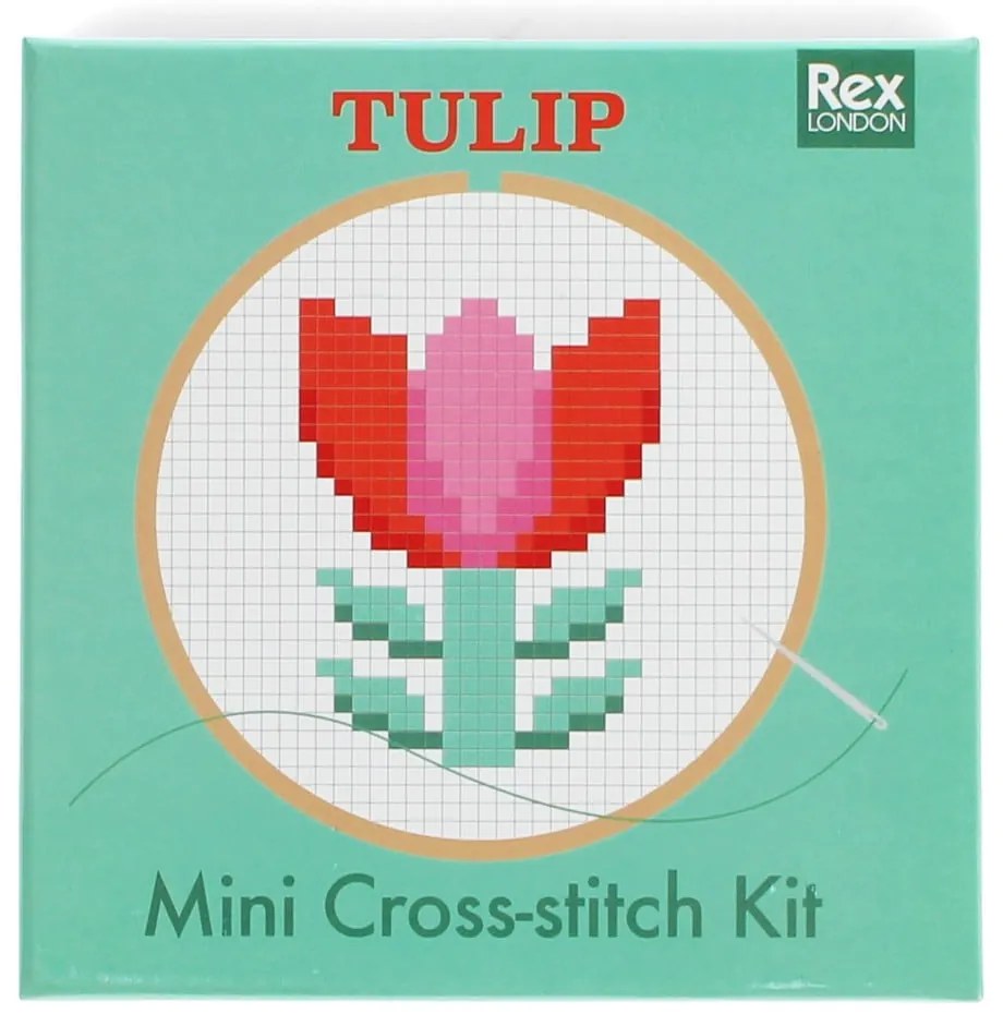 Kreatívna súprava Cross-stitch Kit Tulip – Rex London