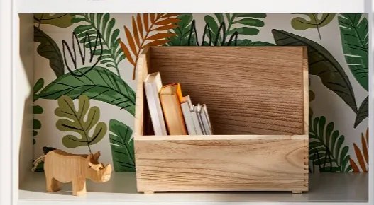 Drevená bednička, úložný box stohovateľný, STACKY (M - 26x25x22)