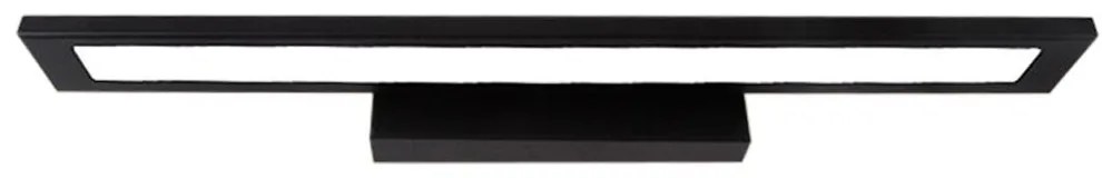 Toolight Toolight, LED kúpeľňové nástenné osvetlenie 60cm APP840-1W, čierna matná, OSW-06665