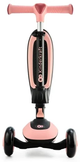 KINDERKRAFT - Detská kolobežka 2v1 HALLEY Rose pink
