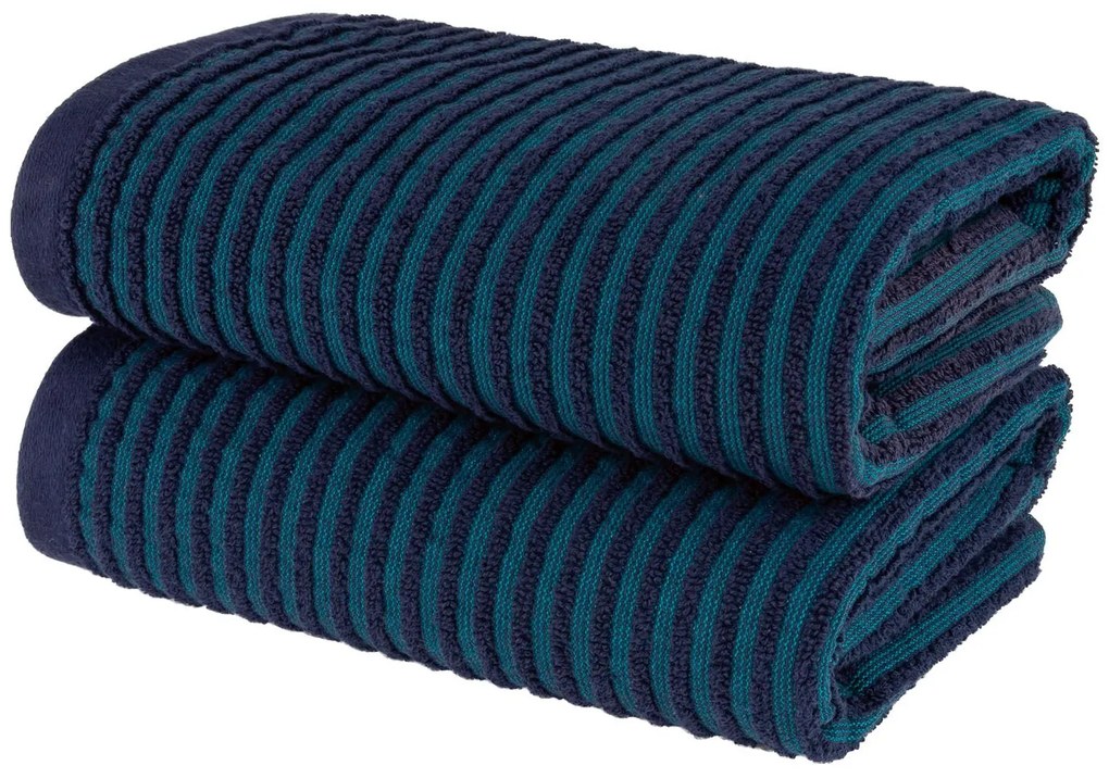 MIOMARE® Froté uterák, 50 x 100 cm, 2 kusy (modrá), modrá (100305969)