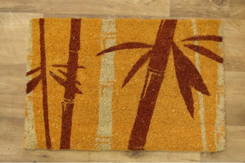 Kokosová rohožka 40x60 cm oranžová - 40x60 cm