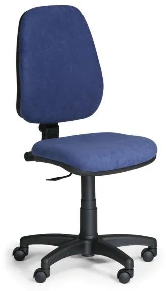 Euroseat Kancelárska stolička COMFORT PK, bez podpierok rúk, modrá