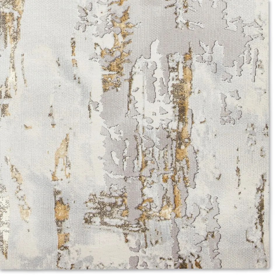 Šedý/v zlatej farbe koberec 170x120 cm Apollo - Think Rugs