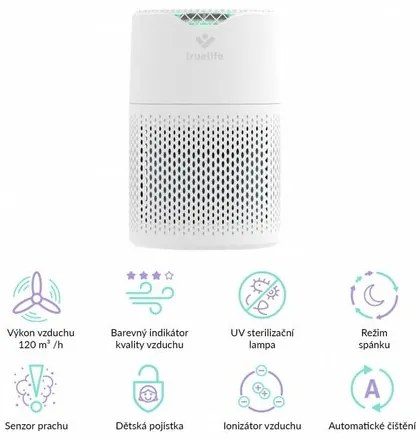 TrueLife AIR Purifier P3 WiFi čistička vzduchu