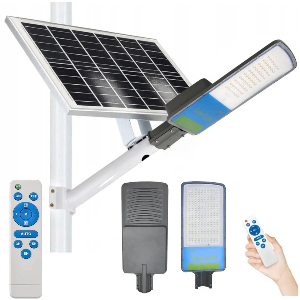 BERGE LED solárna pouličná lampa 60W CASABLANCA