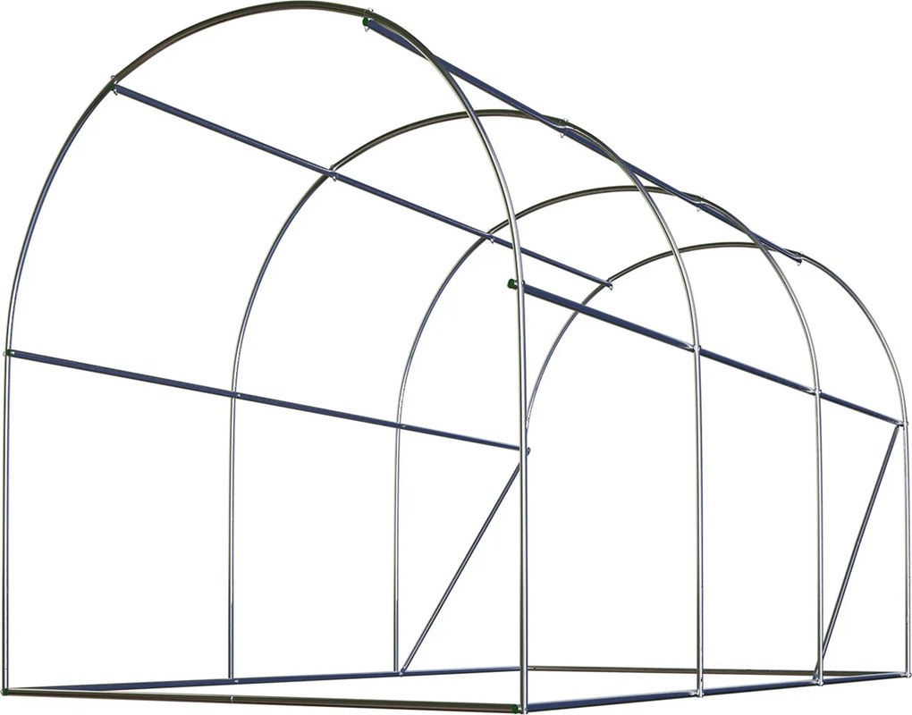 Záhradný tunelový skleník 3 × 2 m (6 m²) PLONOS 4910-C