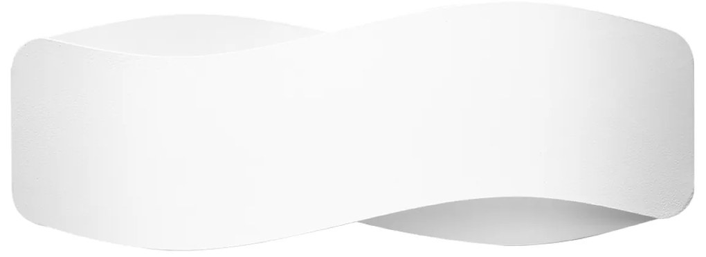 Nástenné svietidlo Tila, 1x biele kovové tienidlo, (40 cm)