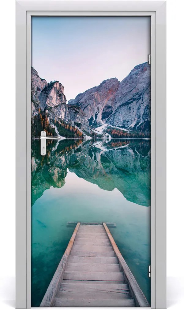 Fototapeta samolepící na dveře Horské jezero