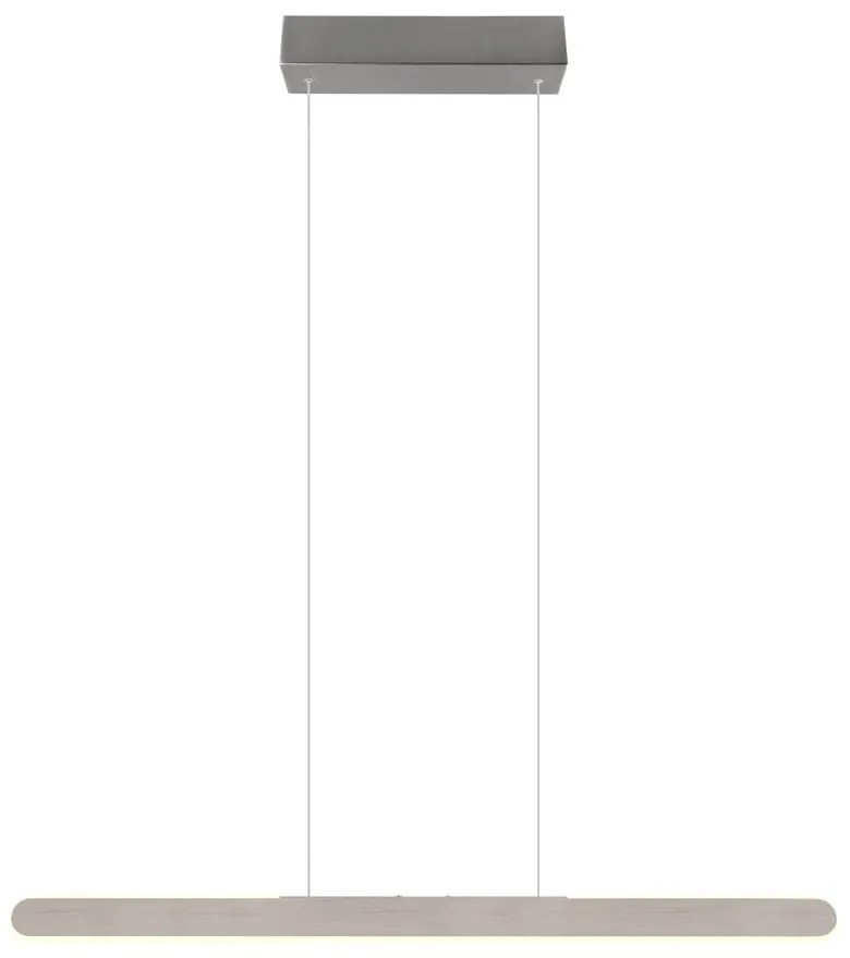 Svetlosivé LED závesné svietidlo Helios – Trio