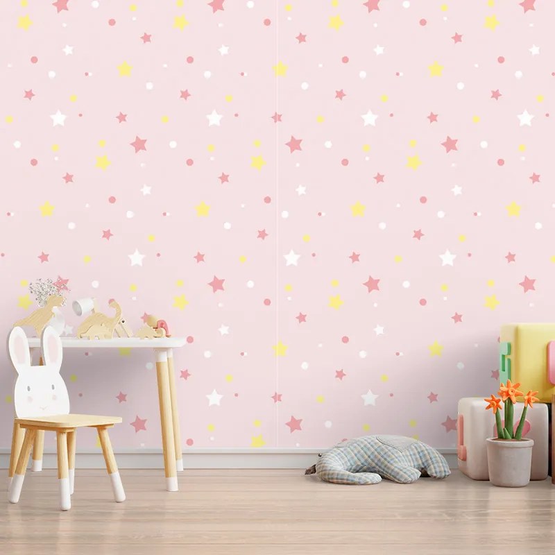 Sablio Tapeta Hviezdy a bodky - 208x125 cm