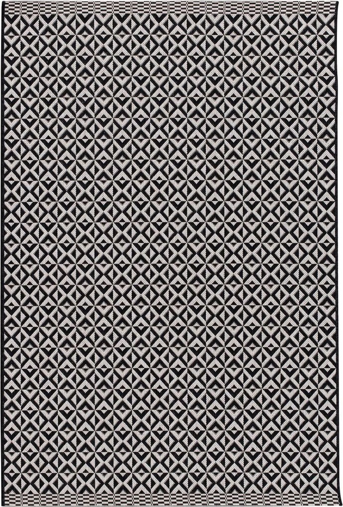 Koberec Modern Geometric black/beige 120x170cm