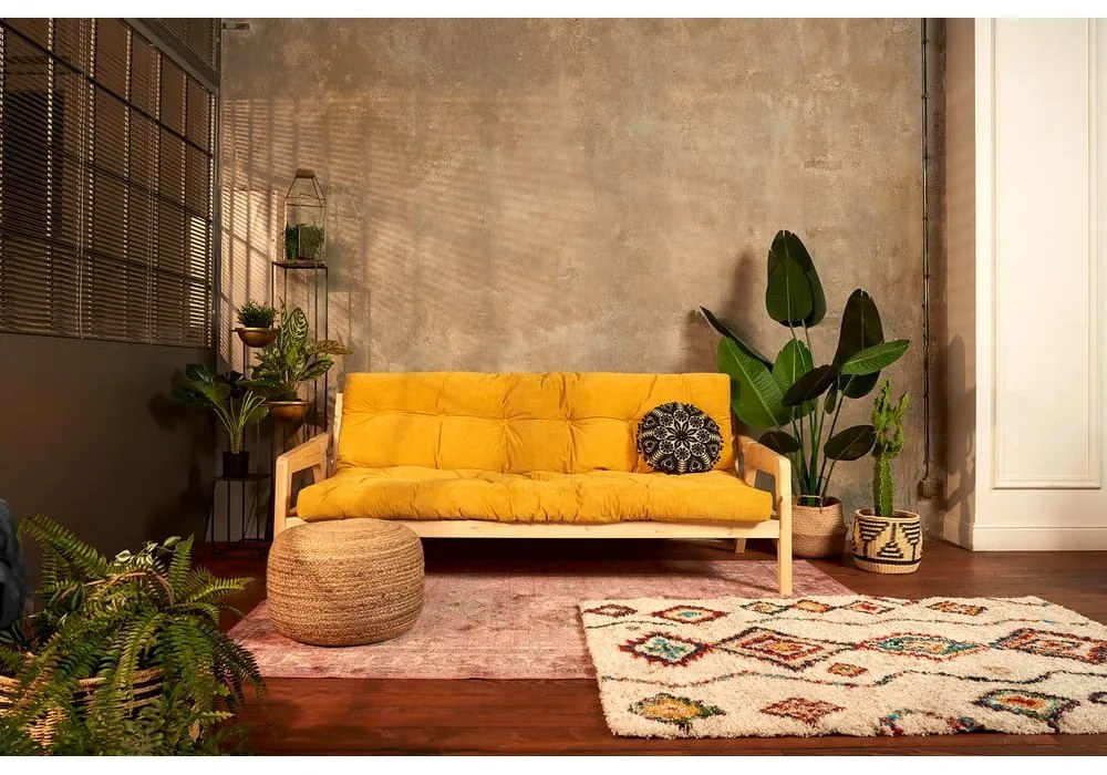 Menčestrová variabilná pohovka Karup Design Grab Raw/Honey