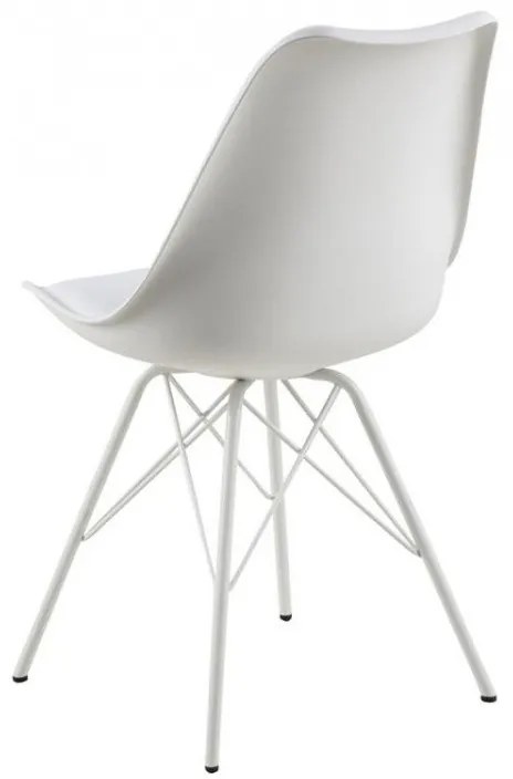 Jedálenská stolička Eris biela