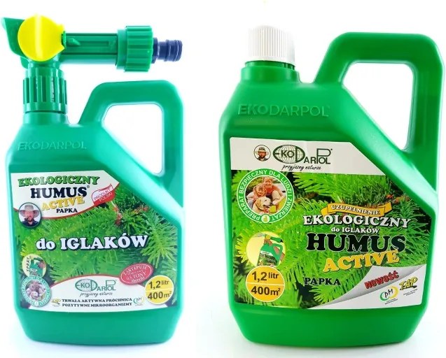 Hnojivo na Hadicu 1,2L Humus Papka Iglak Žitotnik Zásoba 1,2 l Zdravé sfarbenie