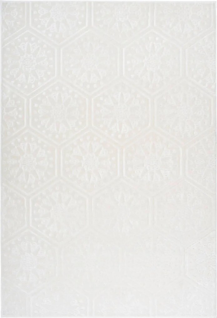 XXXLutz PLOCHO TKANÝ KOBEREC, 120/170 cm biela - Online Only bytové doplnky - 005937111005