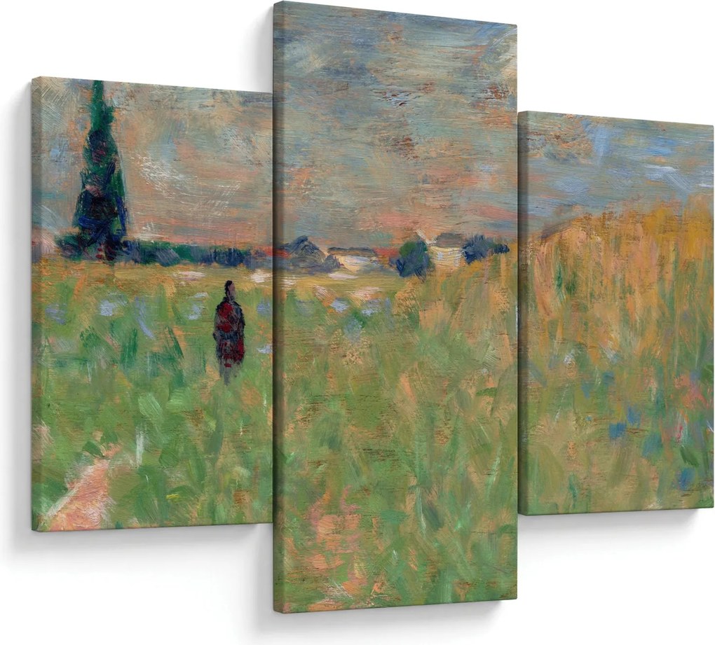 Obraz - Georges Seurat, A Summer Landscape, reprodukcia (90x60 cm)