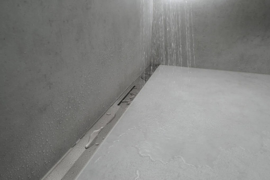 Hansgrohe RainDrain Flex, vrchná sada sprchového žľabu 800, skracovateľný, pre inštaláciu ku stene, kartáčovaný bronz, HAN-56051140