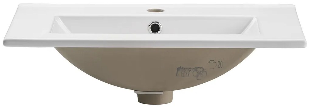 Keramické umývadlo Dance 60 biele