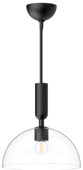 Alora Mood ALM-JUDE-P-MB-CL - Luster na tyči JUDE 1xE27/60W/230V čierny