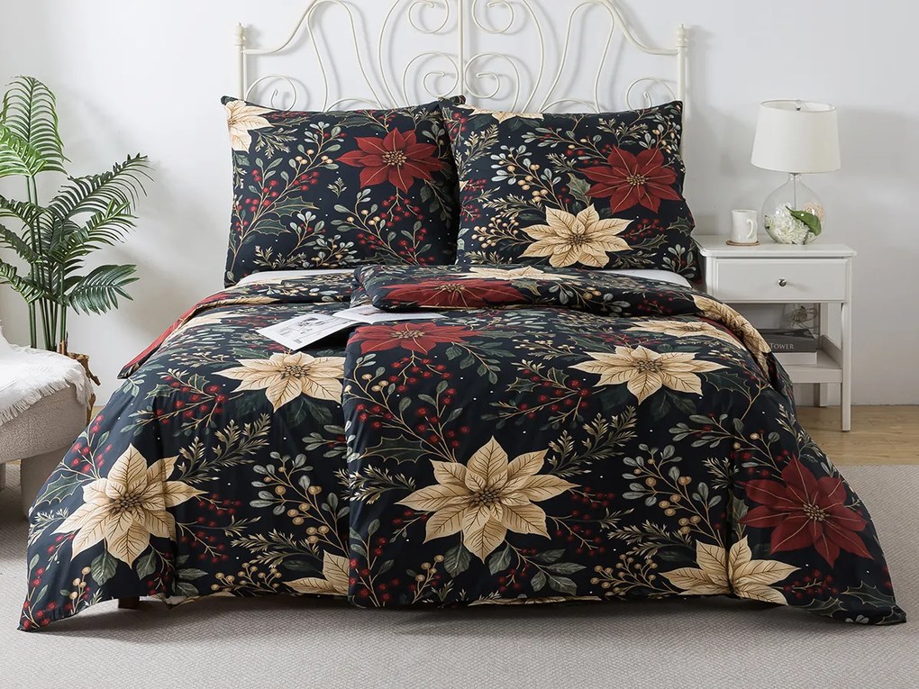 XPOSE® Bavlnené Renforcé obliečky VIANOČNÁ HVIEZDA