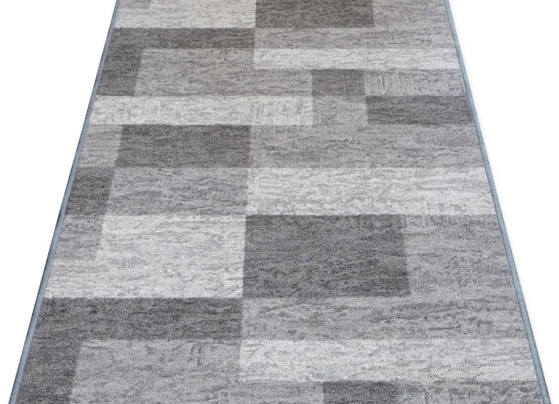 Associated Weavers, Protišmykový behúň na mieru Icona 97, šíre 80 cm, šedá, chodba / predsieň