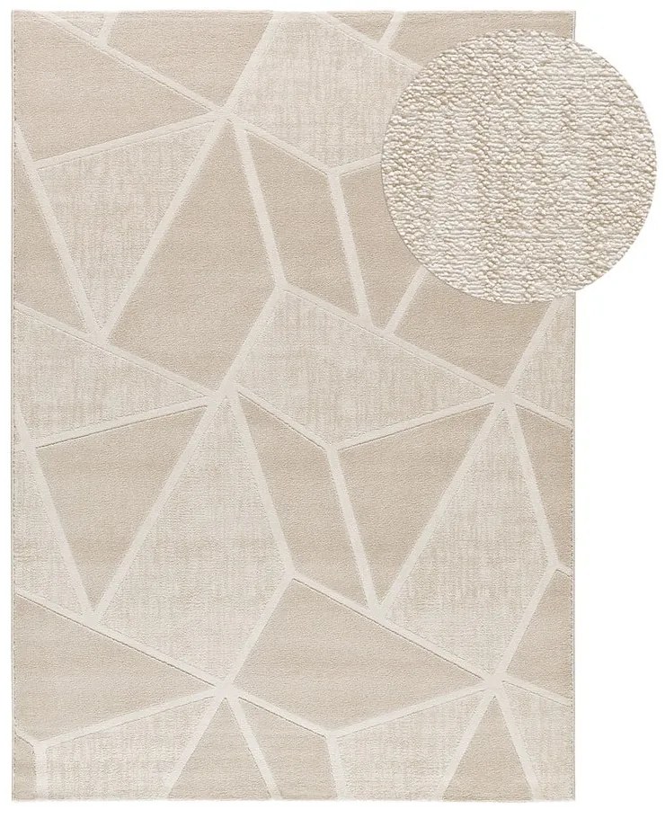 Krémovobiely koberec 160x230 cm Sensation – Universal