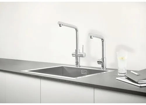 Kuchynská batéria s filtračnou funkciou GROHE Grohe Blue chróm 31347003