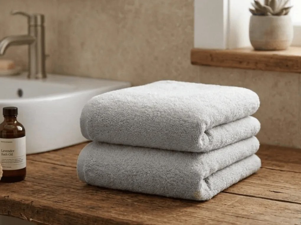 Osuška NORIELLE 50x90 cm svetlosivá, 100% bavlna