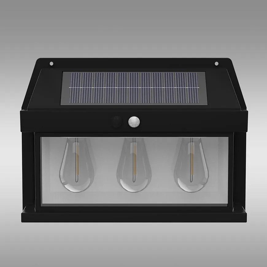 Nástenná lampa solárna snímač pohybu Pir Talin 3 46826 KD3