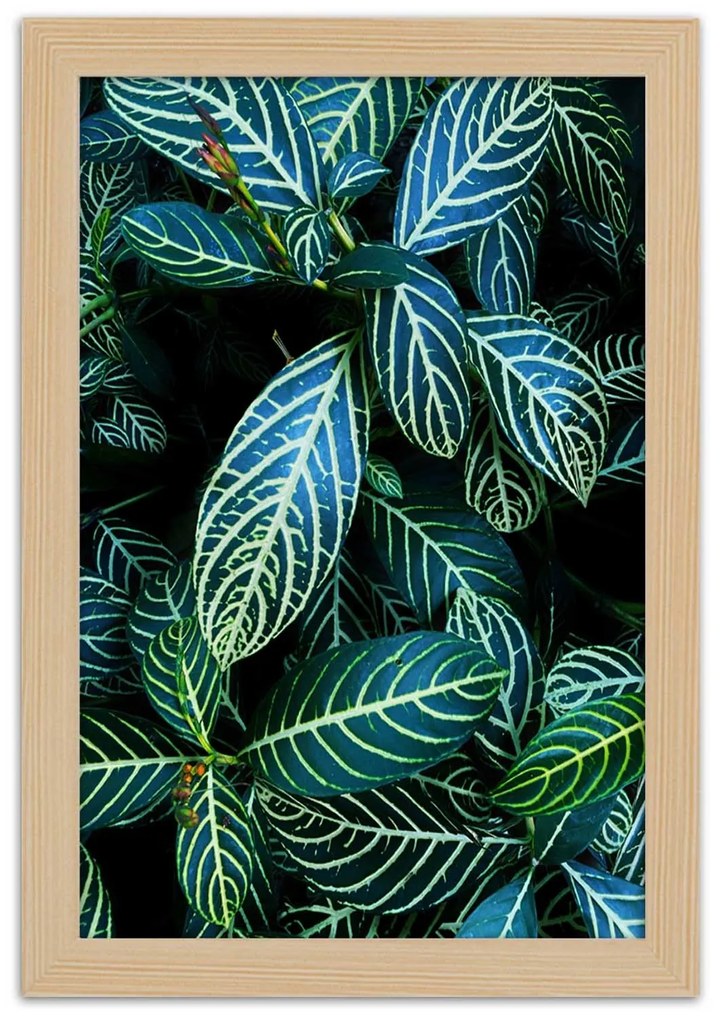 Gario Plagát Šťavnaté zelené listy Farba rámu: Bez rámu, Rozmery: 30 x 45 cm