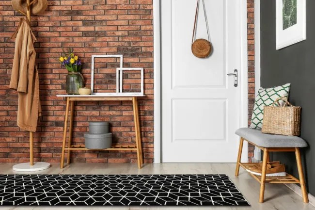 Behúň BCF BASE Cube 3956 čierny / slonia kosť