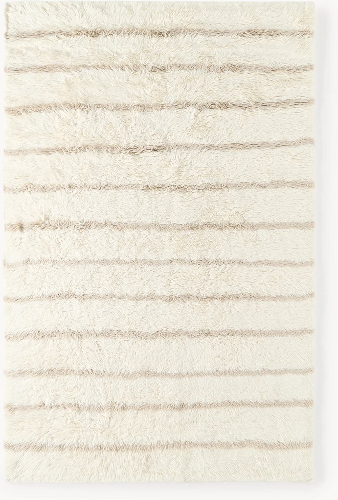 Ručne tuftovaný vlnený koberec's vysokým vlasom Chaz