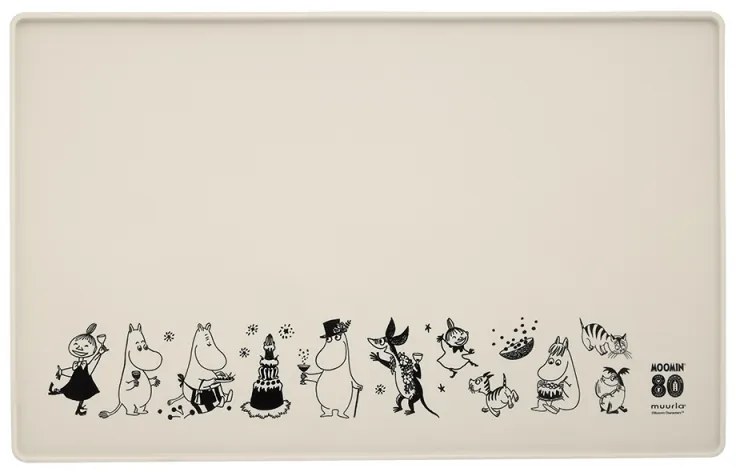 Podložka pod misky pre psov Moomin Pets 48x30cm / 80. výročí