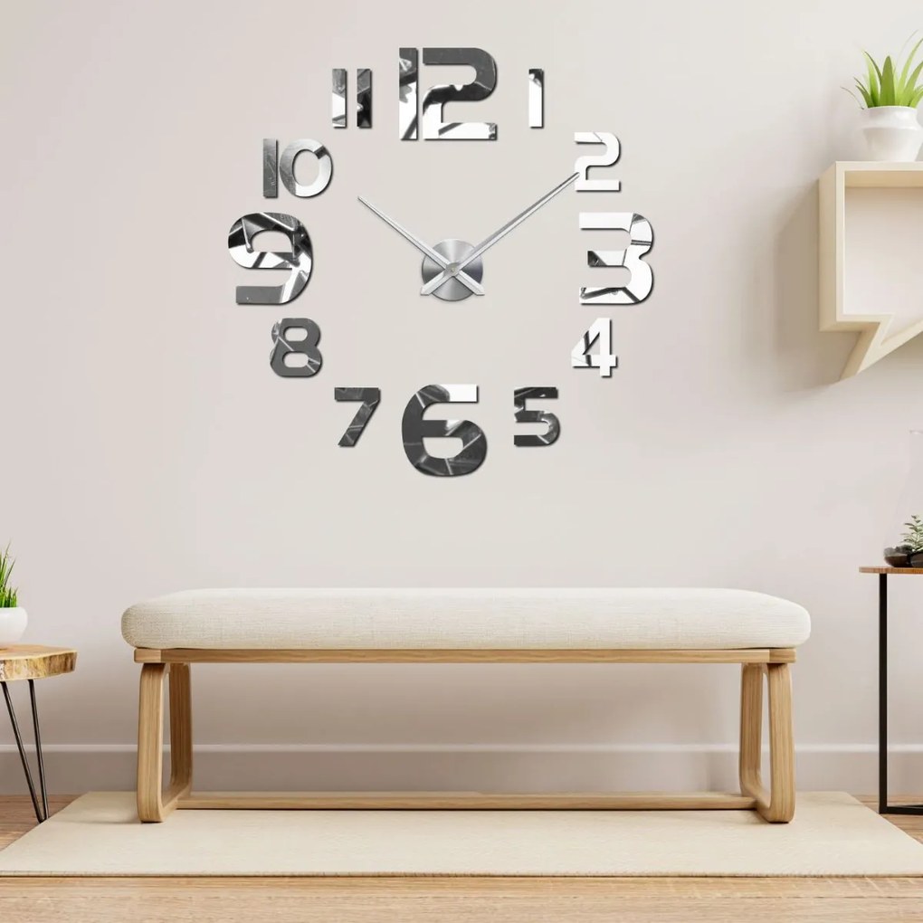 SENTOP | Nalepovacie hodiny na stenu - moderné 3D hodiny I SENTOP 12S034 analógové