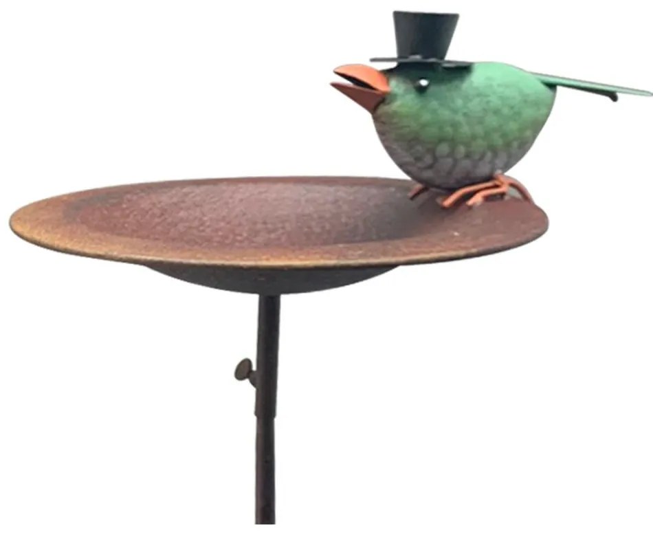 Zapichovacie napájadlo pre vtáky Keira, 114x30 cm, kov, viacfarebná