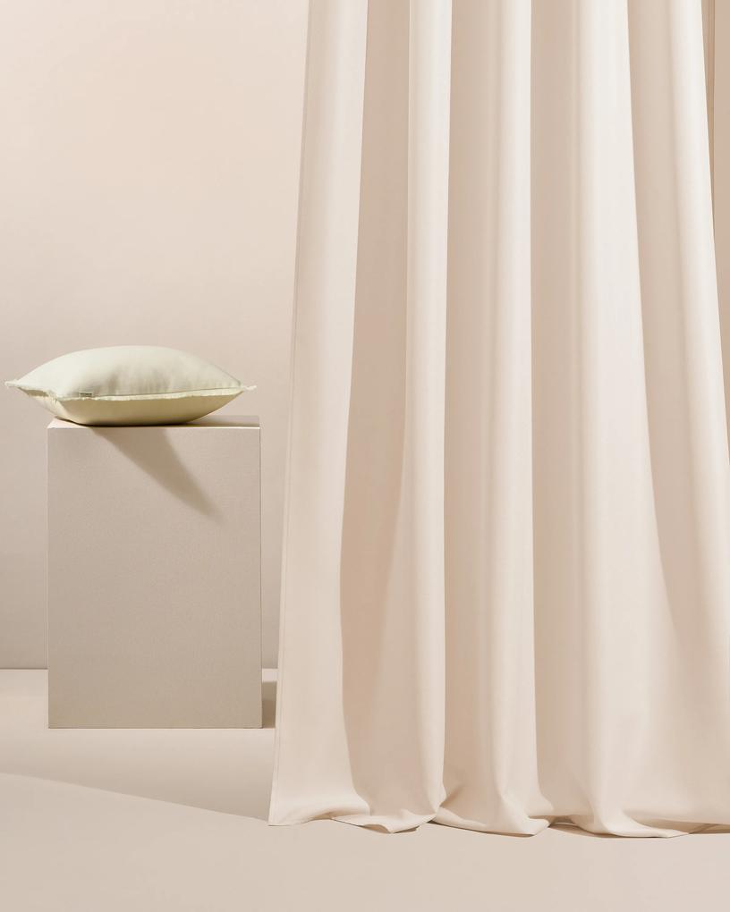 Room99 Záves na terasu AURA na krúžkoch Farba: Biela/Strieborná, Veľkosť: 180 x 250 cm
