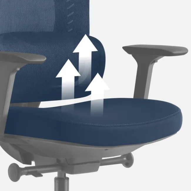 Masážne kancelárske kreslo Visioner 6.1 čierne