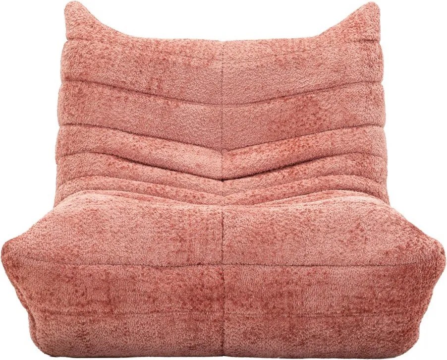 Ružový sedací vak z textílie buklé Mask – Mauro Ferretti