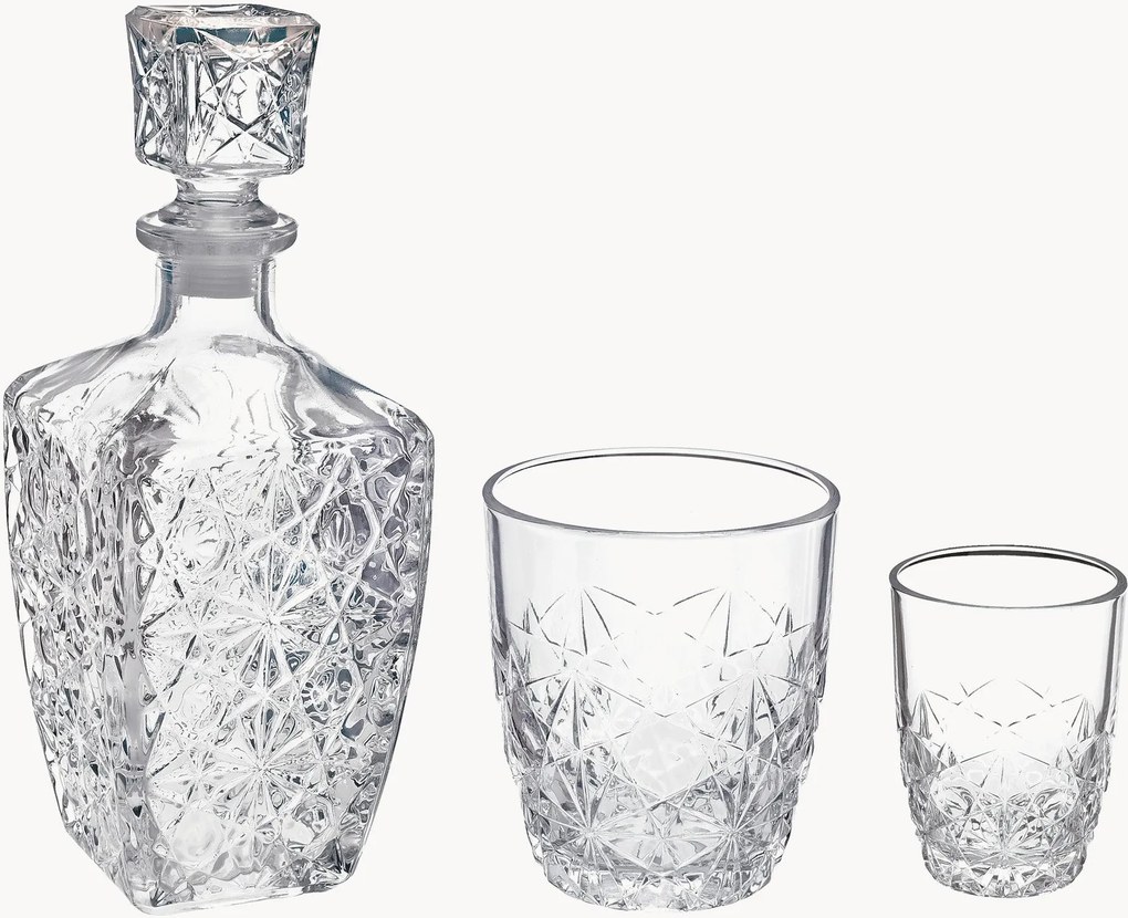 Karafa a poháre na whisky Dedalo, 7 ks