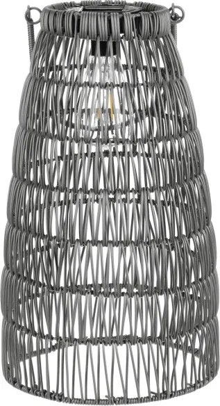 Set dvoch solárnych lampášov sivý PLA102 GREY (2 ks)
