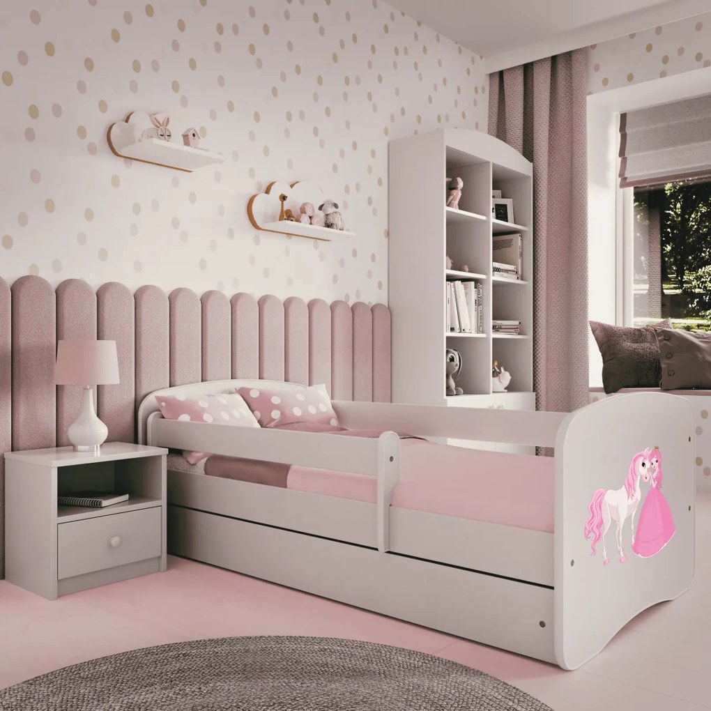 Detská posteľ Babydreams princezná a poník biela