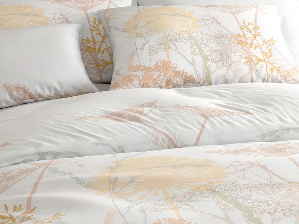 Obliečky z Renforcé bavlny CARAWAY krémové Rozmer obliečok: 70 x 90 cm | 140 x 200 cm