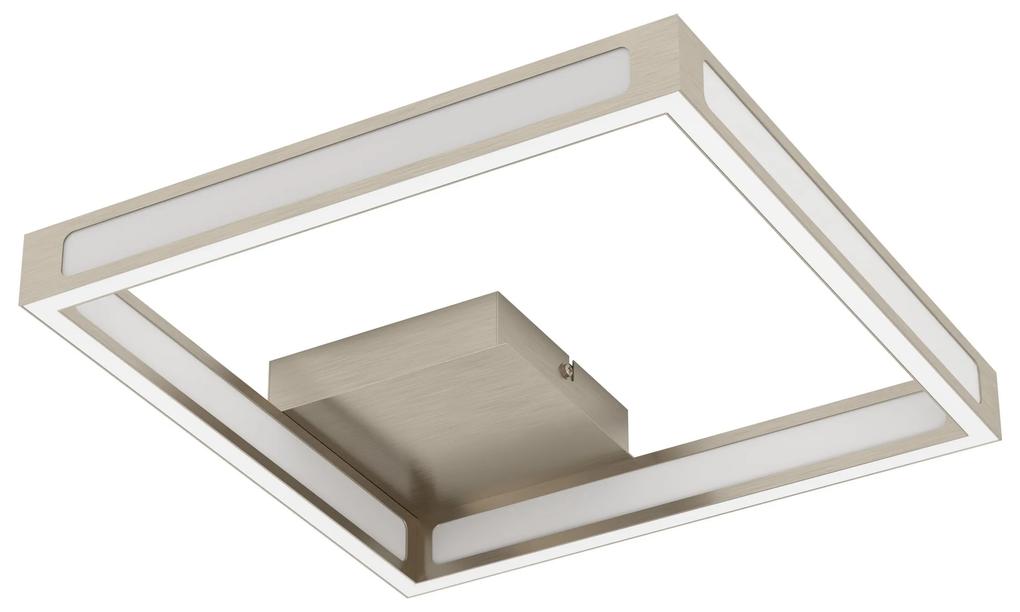 EGLO Dizajnové stropné LED osvetlenie ALTAFLOR, 12W, teplá biela, strieborné