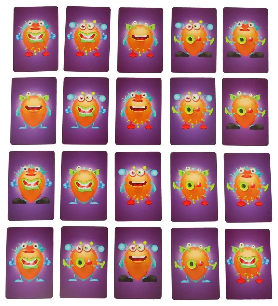 KIK Chyť príšerky – interaktívna rodinná hra pre deti 3+ na tréning pamäti a postrehu