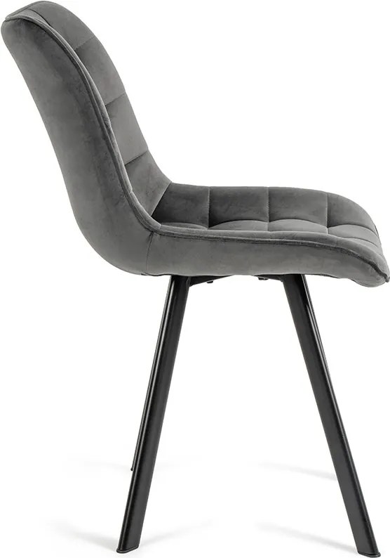 Noela Zamatová jedálenská stolička BELLA šedá