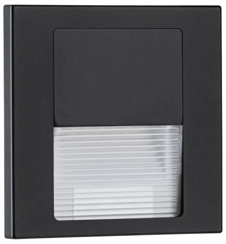 Paulmann 80001 - LED/1W Schodiskové svietidlo TSARO 230V Follow/čierna